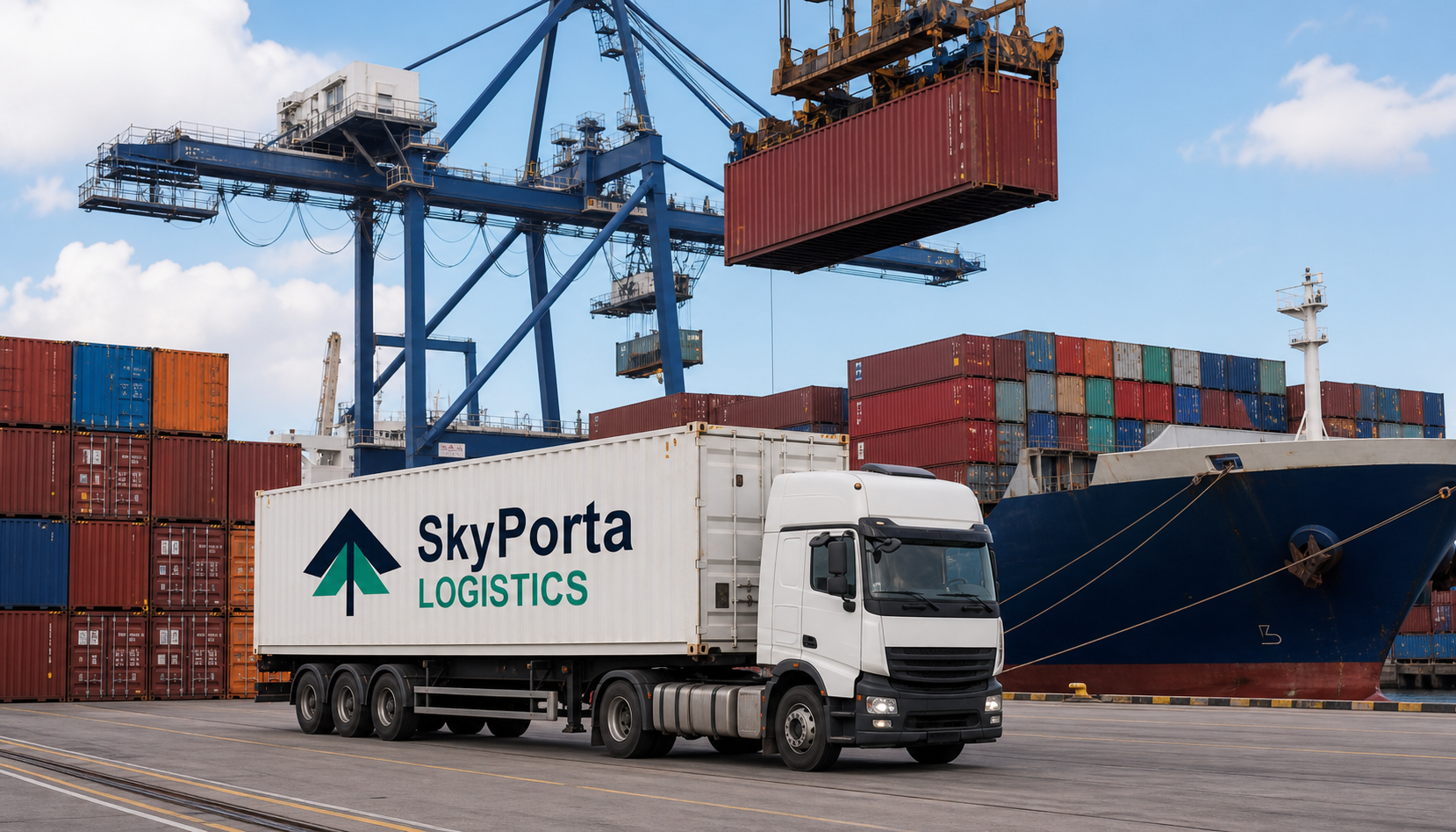 SkyPorta Logistics sea freight port operation